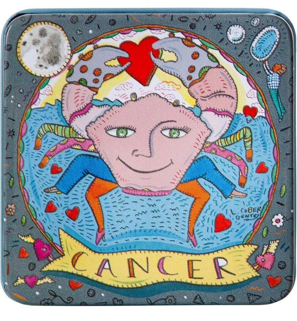 Pre De Provence - Cancer Zodiac Engraved Bar Soap in Gift Tin
